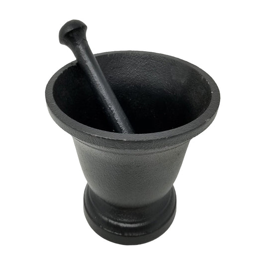 Cast Iron Mortar and Pestle 4-1/4"