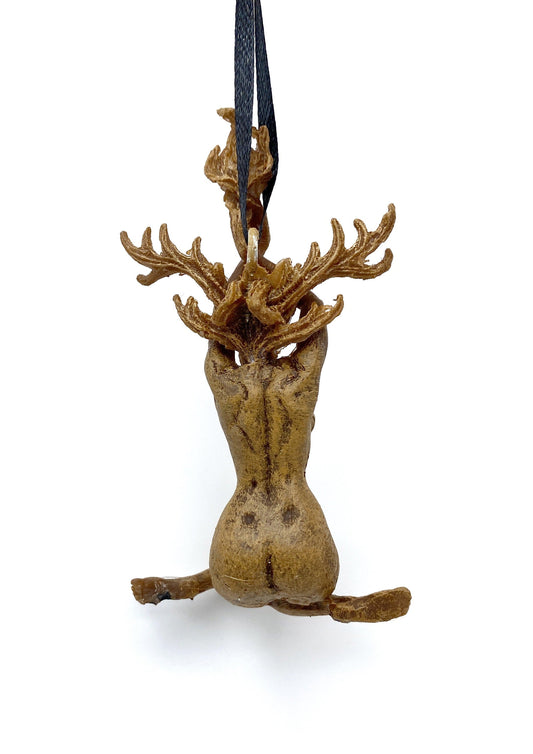 Prakrit Shakti: The Awakening Spirit, Hand Painted Resin Ornament | Mythical Yoga Meditation Figurine | Goddess Ornament for Yoga Lovers