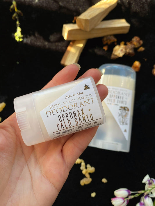 Deodorant - Opoponax + Palo Santo (Resin + Wood + Earthy)