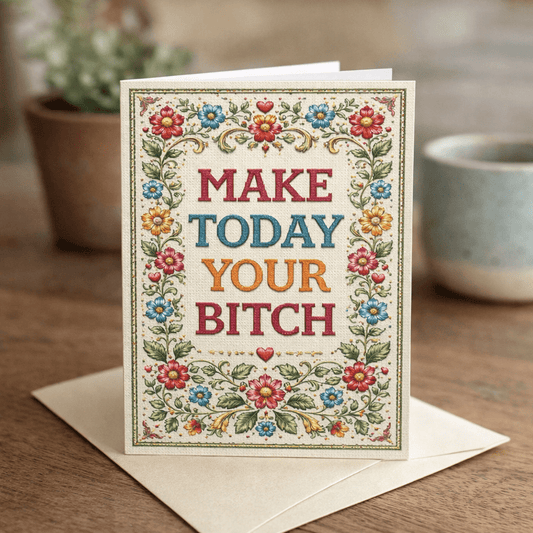 Make Today Your B--ch Card