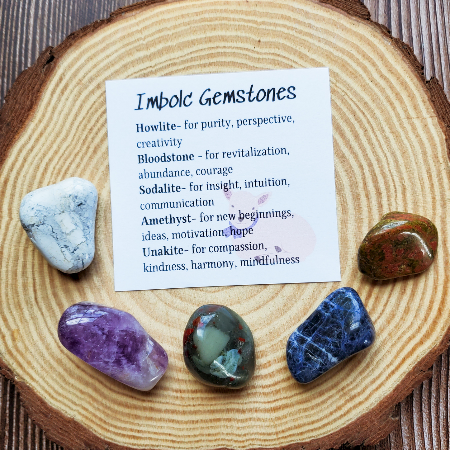Imbolc Gemstone Set – Renewal Crystal Collection for Clarity, Inspiration & New Beginnings