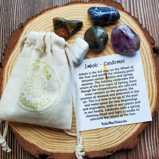 Imbolc Gemstone Set – Renewal Crystal Collection for Clarity, Inspiration & New Beginnings