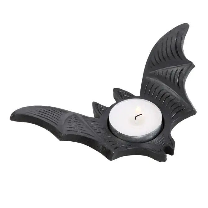 Gothic Bat Tealight Candle Holder