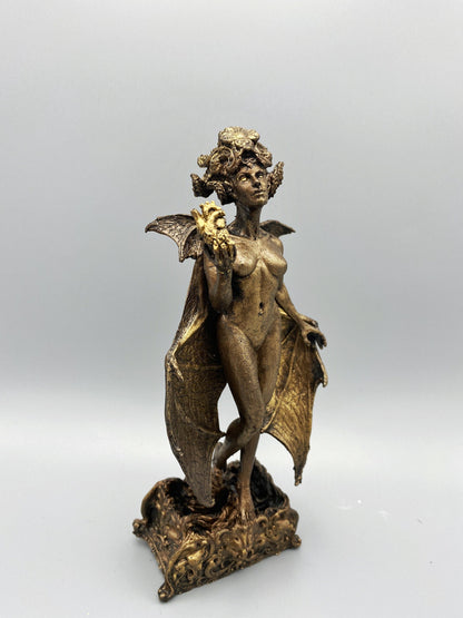 Lilith Statue, Half Scale Resin Sculpture | Mythic Goddess Figurine |Myths and Legends Character |Altar Statue for Gothic Home Decor