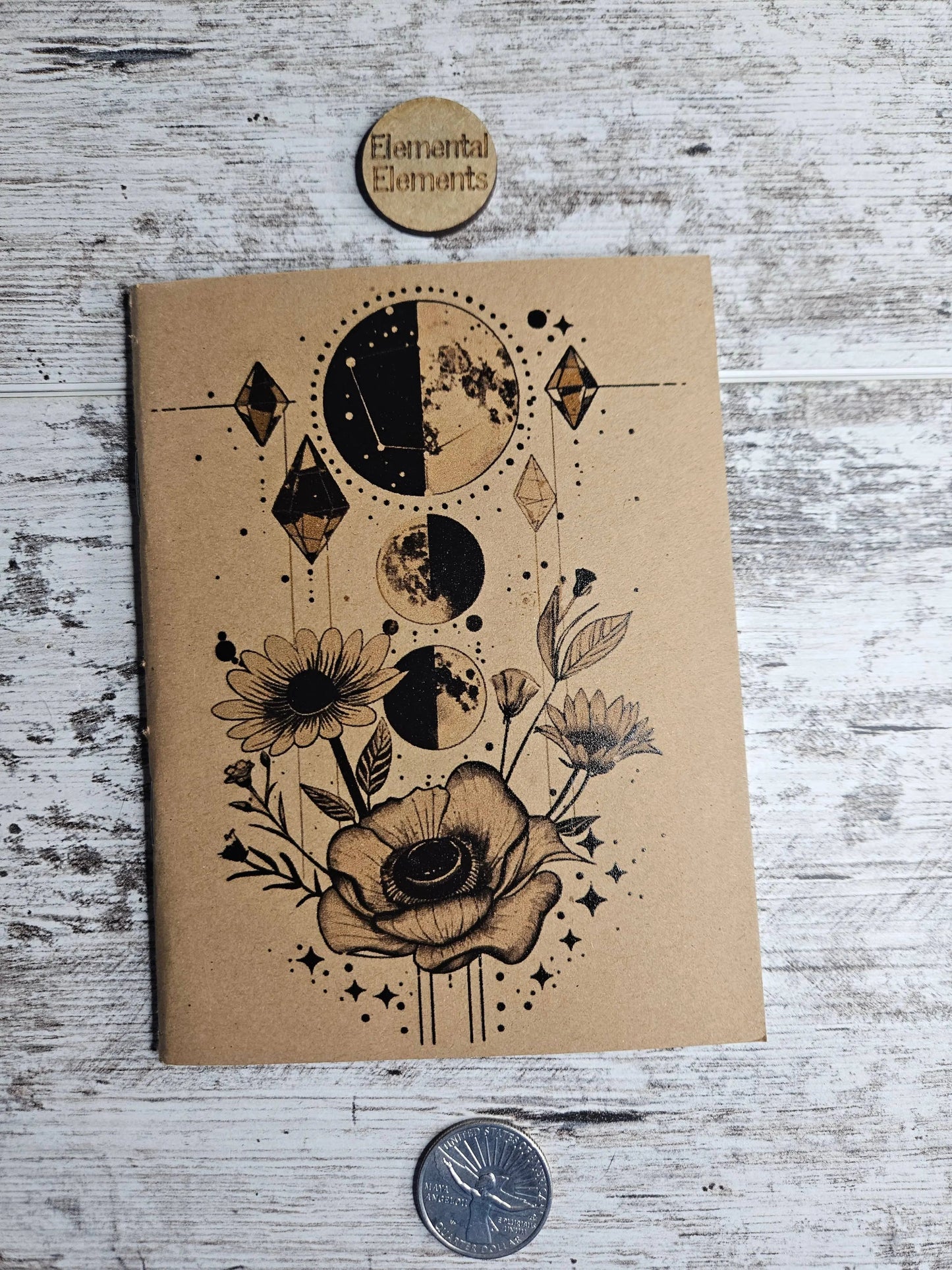 Lunar Blossom Journal Notebook