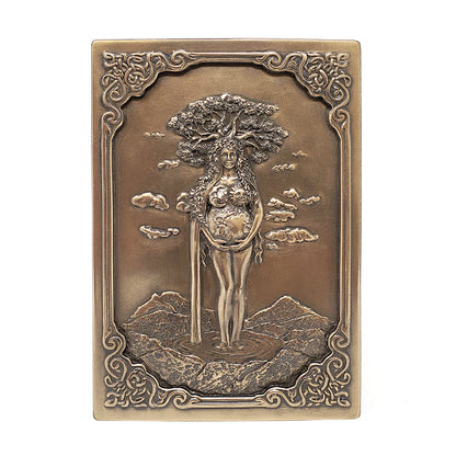 Gaia Mother Earth Bronze Box