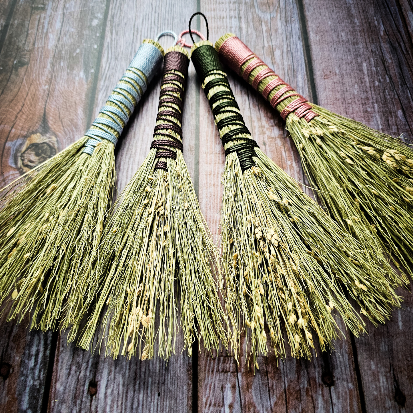 Mini Altar Broom - Handmade Hawktail Whisk Broom