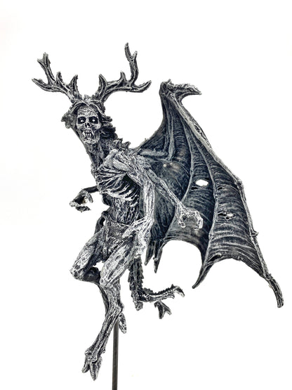 Angel of Death Statue, Half Scale Resin | Mythic Creature Figurine | Myths and Legends Monster Statue | Demon Statue for Gothic Home Decor