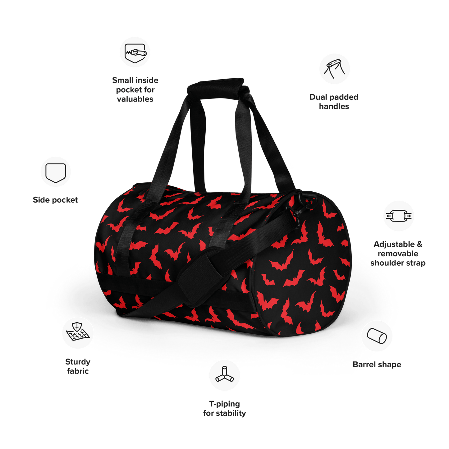 Bloody Bats Gym Bag