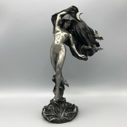 Nyx, the Goddess of the Night Statue| Mythological Deities Figurine | Myths and Legends Character| Mythic Altar Statue for Gothic Home Decor
