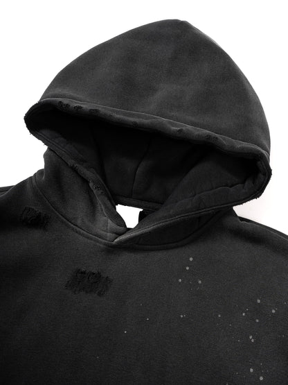 Devour Grunge Cerberus Distressed Hoodie