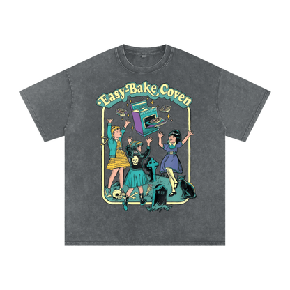 Easy Bake Coven Acid Washed Oversized Tee