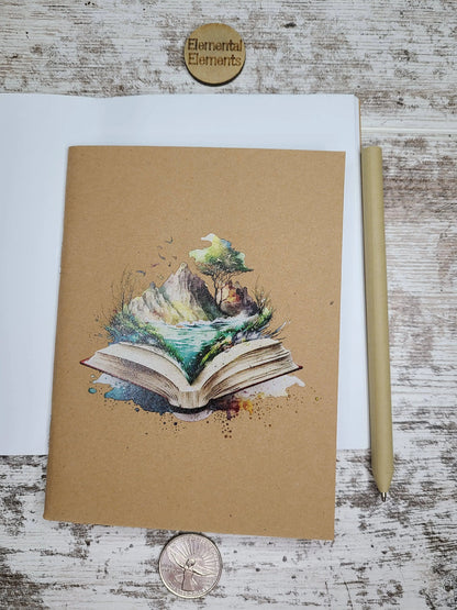 Book Fantasy Island Journal Notebook