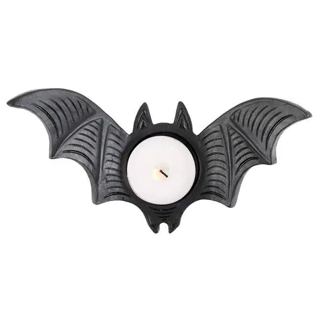 Gothic Bat Tealight Candle Holder