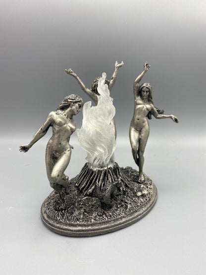 Witch's Sabbath Sculpture, with LED light feature