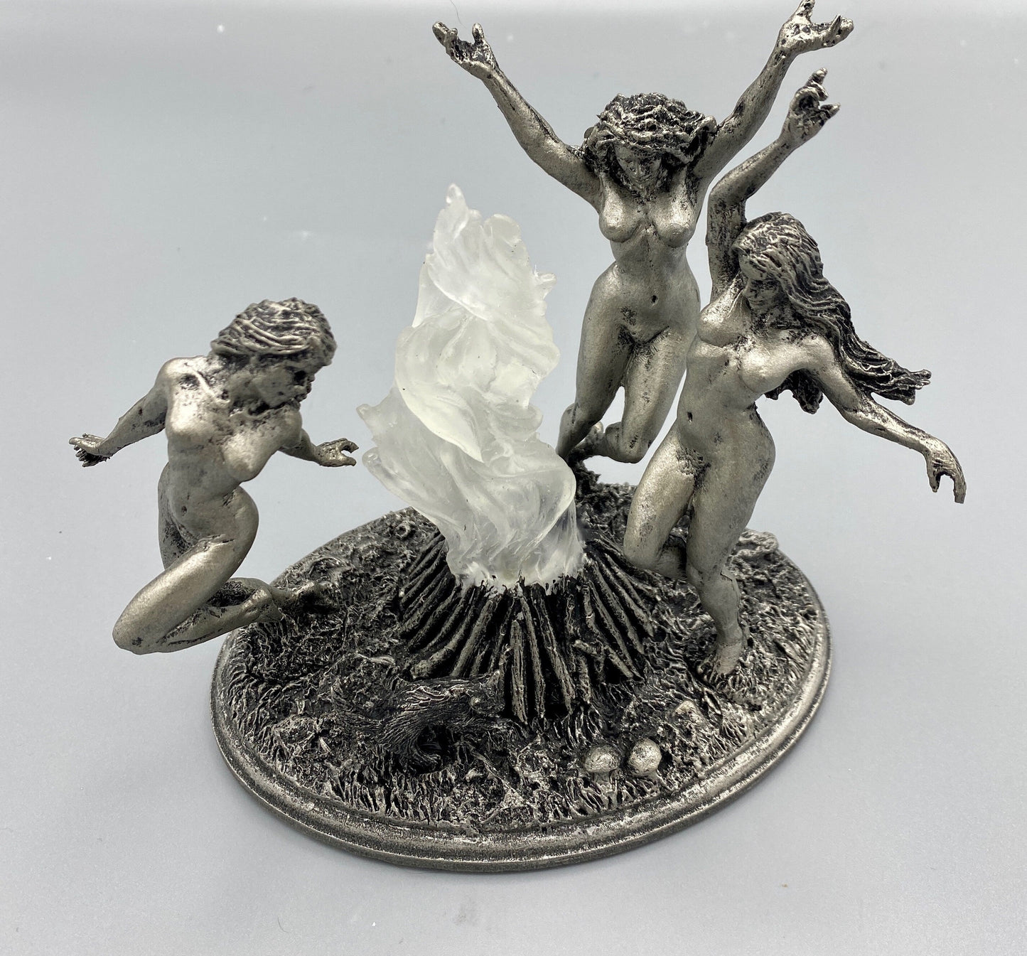 Witch's Sabbath Sculpture, with LED light feature