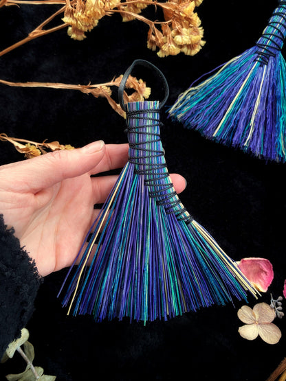 Hand Dyed Altar Brooms - 5 -6” Broomcorn