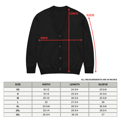 Bubblegum Bats Knit Cardigan