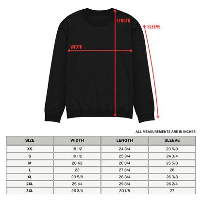 Old School Ink Knit Crewneck Sweater