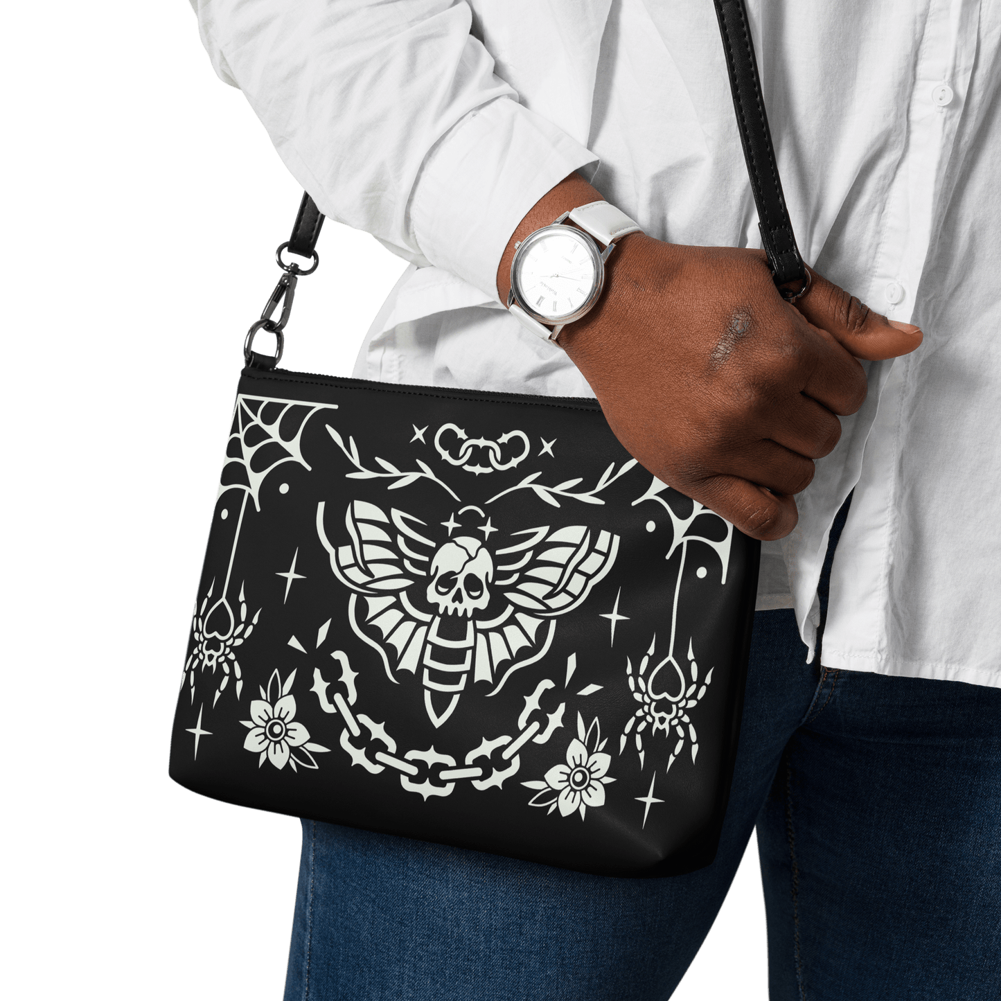Old School Ink Crossbody Bag