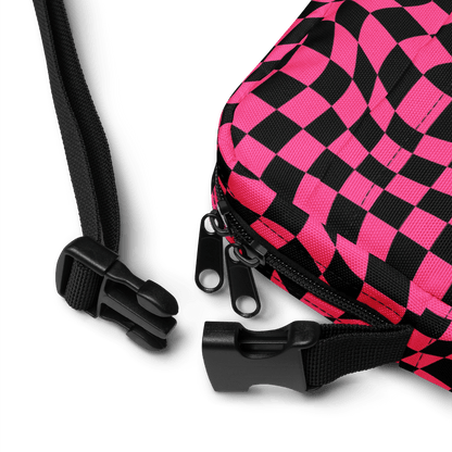 Twisted Tiles Checkerboard Crossbody Bag