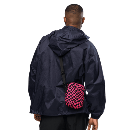 Twisted Tiles Checkerboard Crossbody Bag